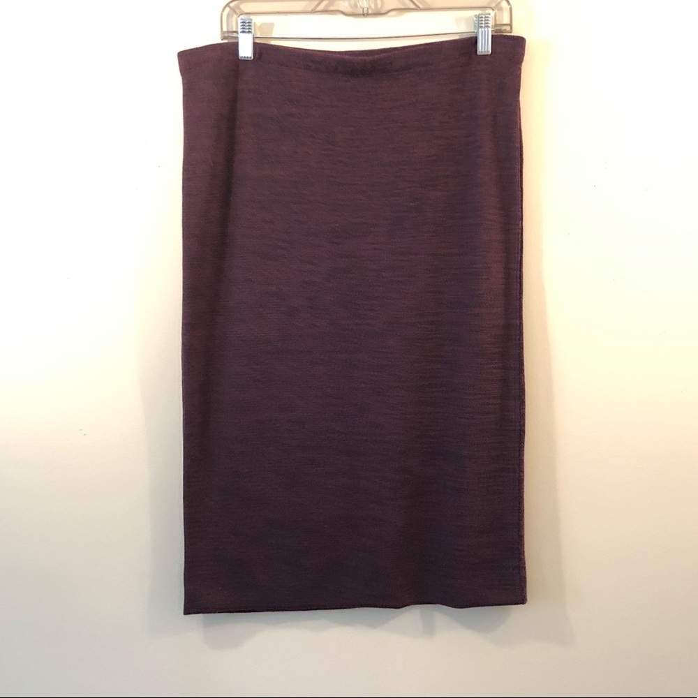 Express Plum pencil skirt